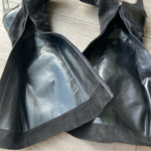 Fendi Suede Full Leather Heeled Riding Boots - Picture 10 of 16